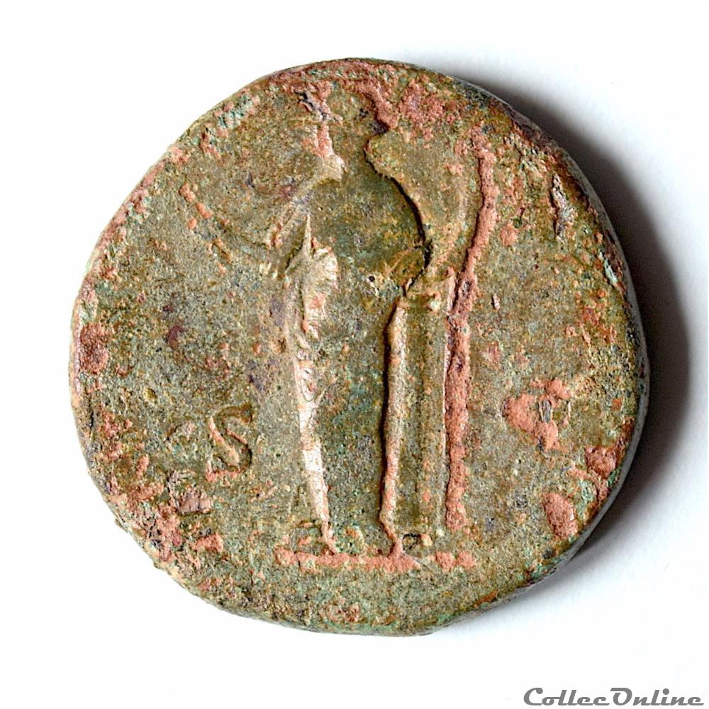 Marc-Aurèle (121 - 180) Sesterce RIC.1344 monnaie antique romaine marc aurele 121 180 sesterce ric 1344