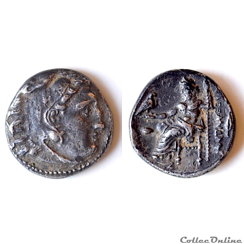 Alexandre III, Drachme "tête d'Héraclès" Price 1750 4 monnaie antique av jc ap grecque alexandre iii drachme tete heracles price 1750