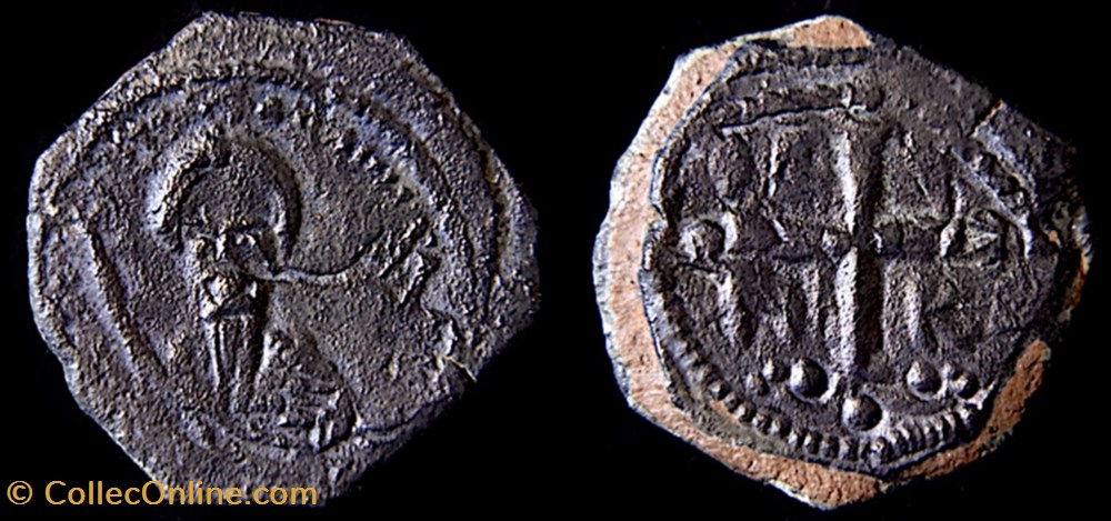 Tancrede, régent de Bohemond I prince d'Antioche avec la Sainte Lance (1101-1103 1104-1112) monnaies europe medievale etats latins orient tancrede regent de bohemond i prince antioche avec la sainte lance 1101 1103 1104 1112