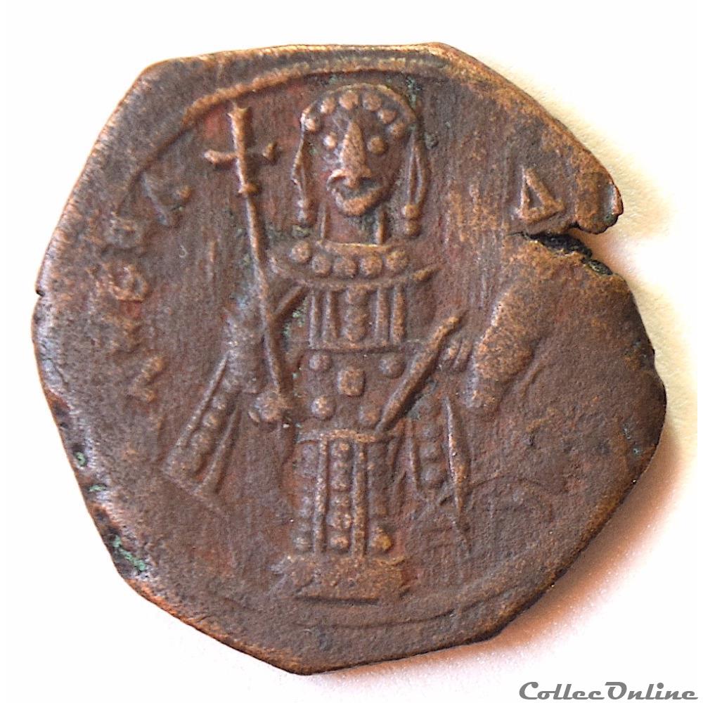 Manuel Ier Comnène avec la Vierge orans (1143-1180) Tetarteron - Sear 1968 - 2 monnaie antique byzantine manuel ier comnene avec la vierge orans 1143 1180 tetarteron sear 1968