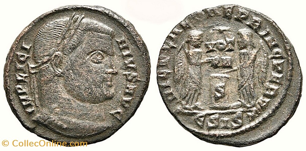 monnaie antique av jc ap romaine republicaine imperiale licinius ier 308 324 centenionalis sisca ric 86