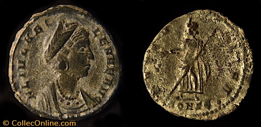 Helena, mère de Constantin Ier AD 328-329. Constantinople RIC 33 monnaie antique av jc ap romaine republicaine imperiale helena mere de constantin ier ad 328 329 constantinople ric 33