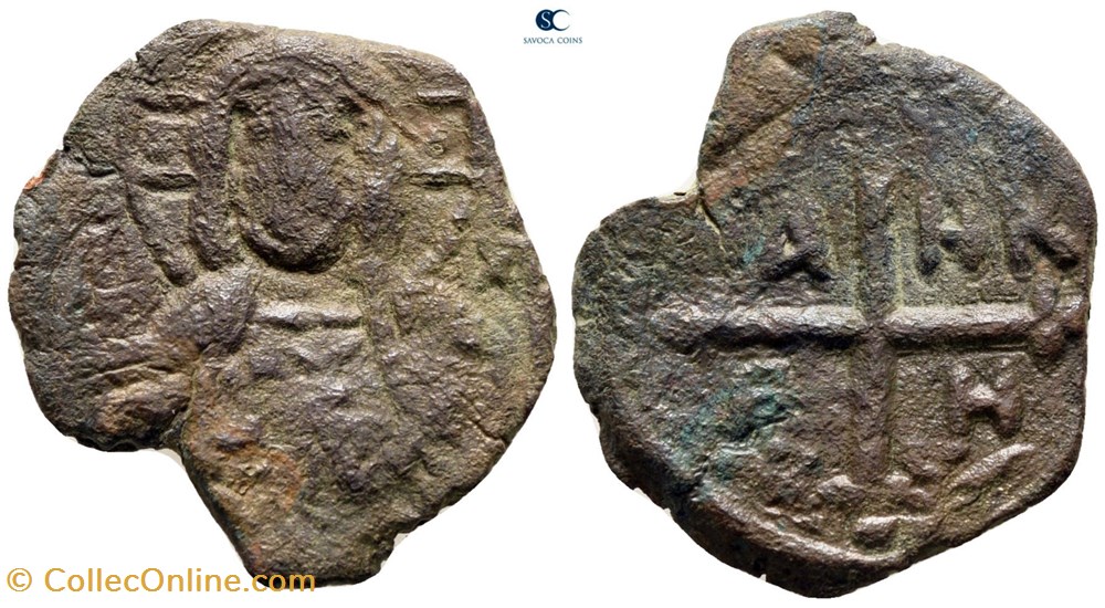 PRINCIPAUTÉ D'ANTIOCHE - TANCRED, RÉGENT Follis monnaies europe medievale etats latins orient principaute antioche tancred regent follis
