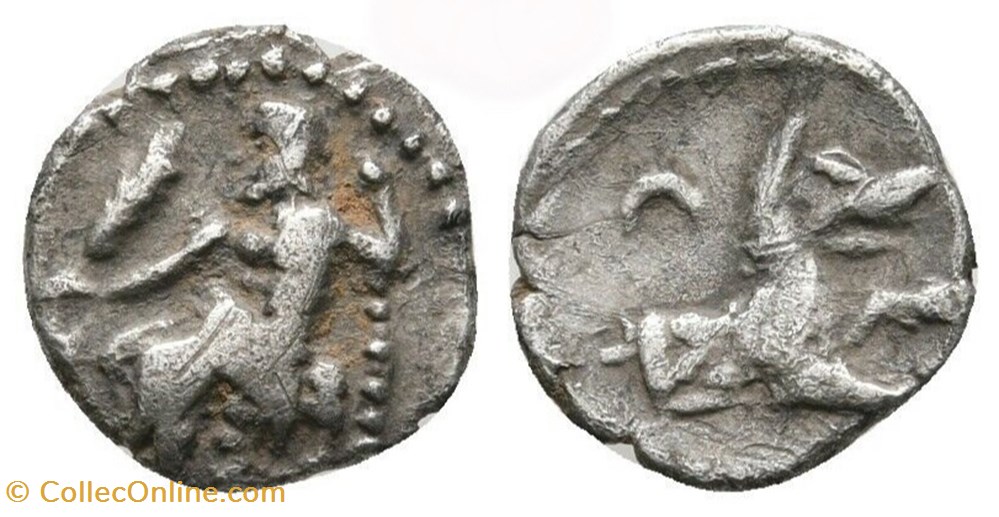 LYCAONIE. Laranda. Obol (4e siècle avant JC). monnaie antique ap grecque lycaonie laranda obol 4e siecle avant jc