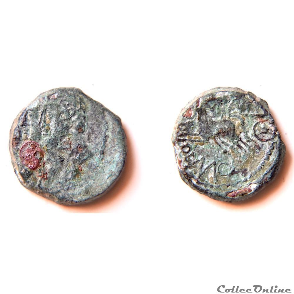 REMES (Région de Reims) IIe - Ier siècles avant J.-C. - Bronze REMO monnaie antique gauloise remes region de reims iie ier siecles avant j c bronze remo