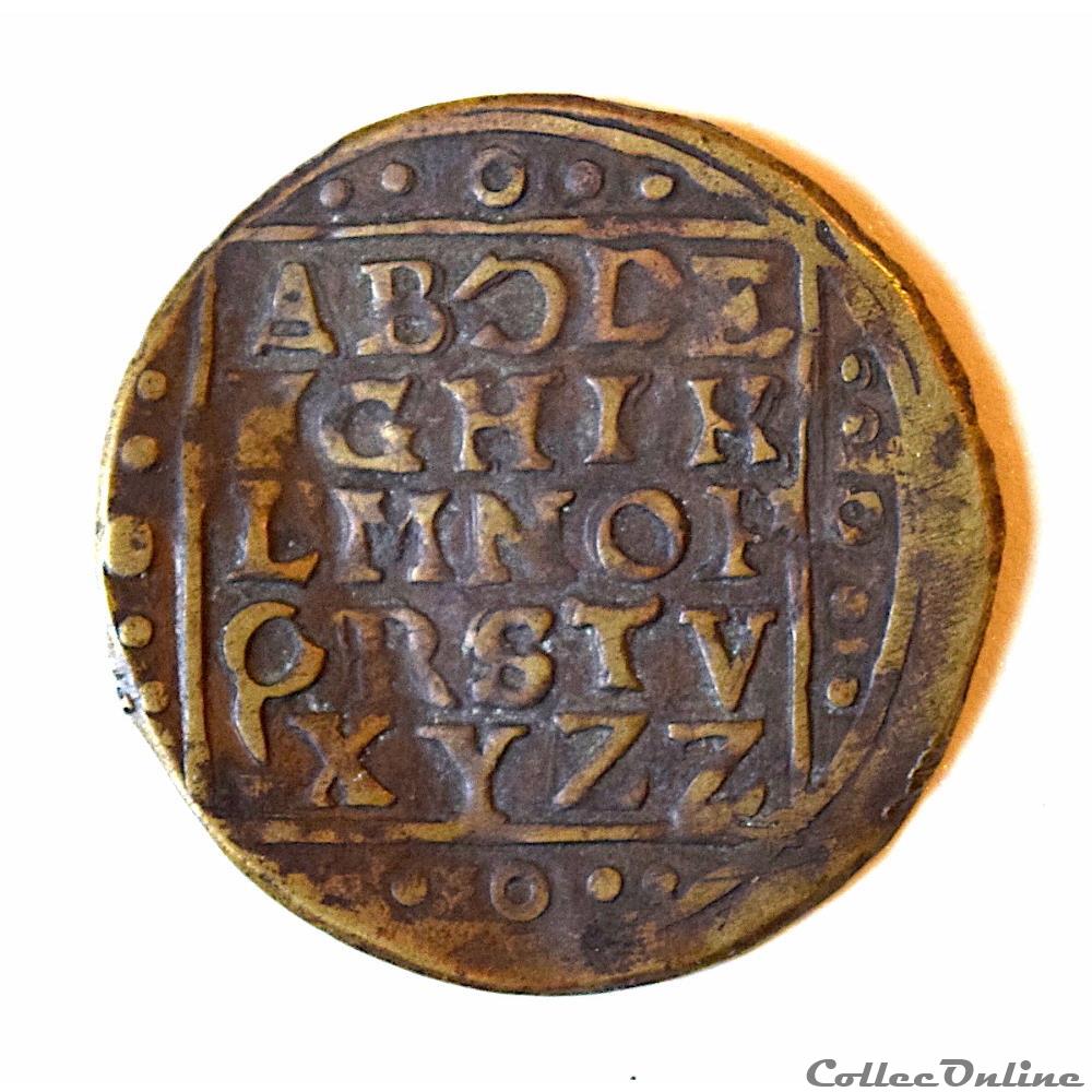 JETONS DE COMPTE DE NUREMBERG dit “au maître d’école” ou “au comptable" 1550-1590 monnaie mereaux allemagne jetons de compte de nuremberg dit au maitre d ecole ou au comptable 1550 1590