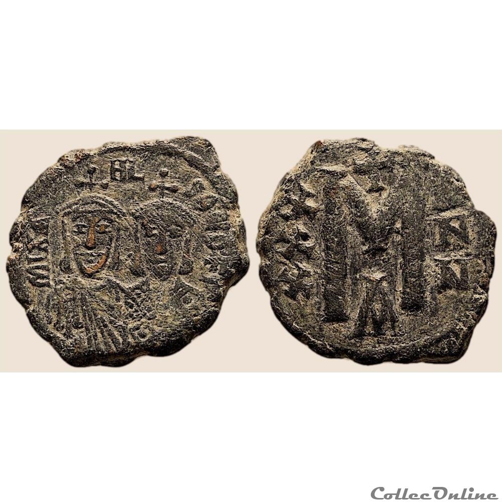 Michael I et Theophile (811-813) Follis Constantinople - Sear 1618 monnaie antique byzantine michael i et theophile 811 813 follis constantinople sear 1618