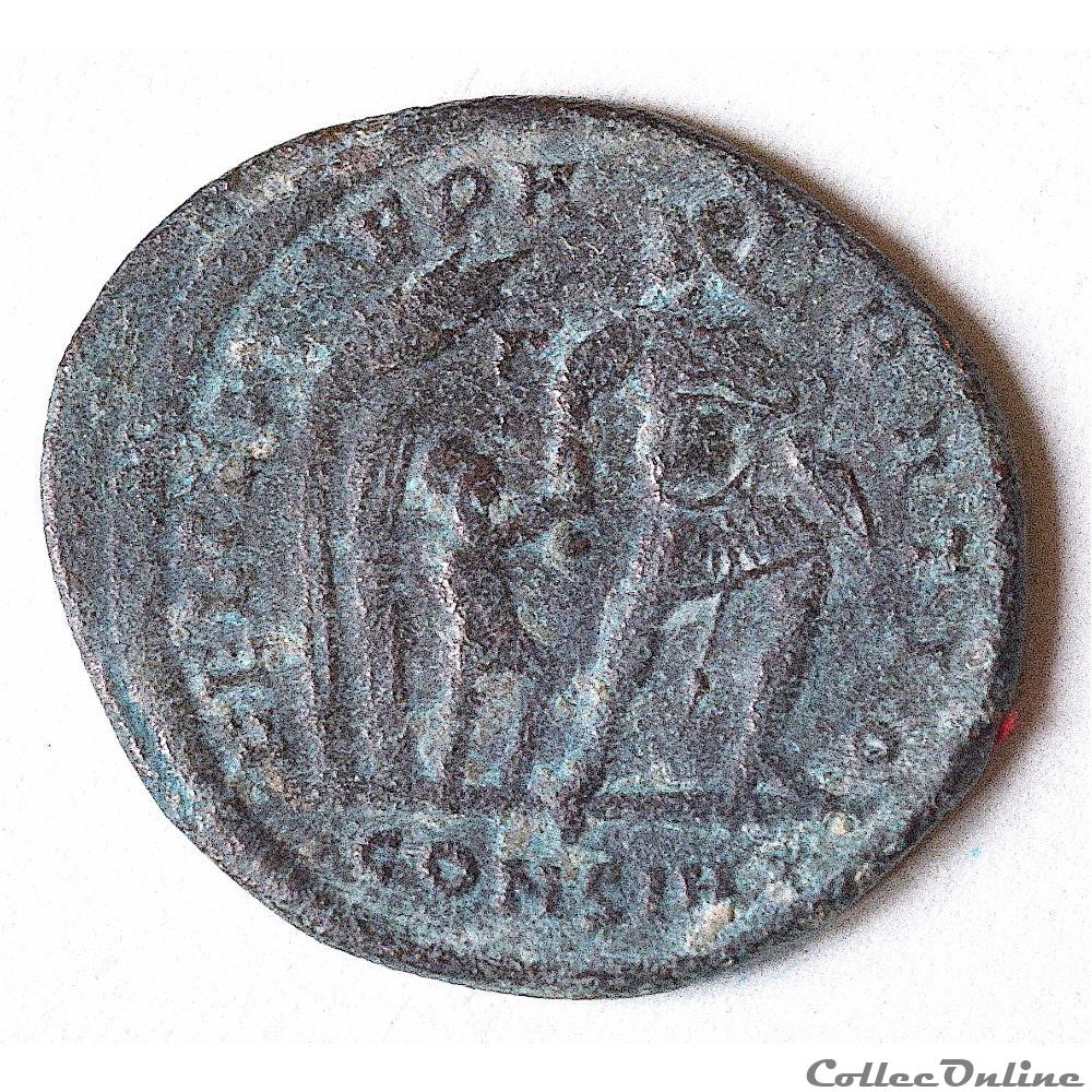 CONSTANS Centenionalis Constantinople en 337-350 . RIC VIII 86 monnaie antique romaine constans centenionalis constantinople en 337 350 ric viii 86