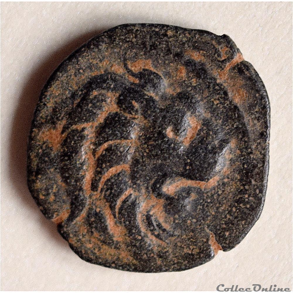 ANTIOCHOS VII SIDETES Hemichalque de Syrie (139 - 129 av.jc) 4 monnaie antique grecque antiochos vii sidetes hemichalque de syrie 139 129 av jc