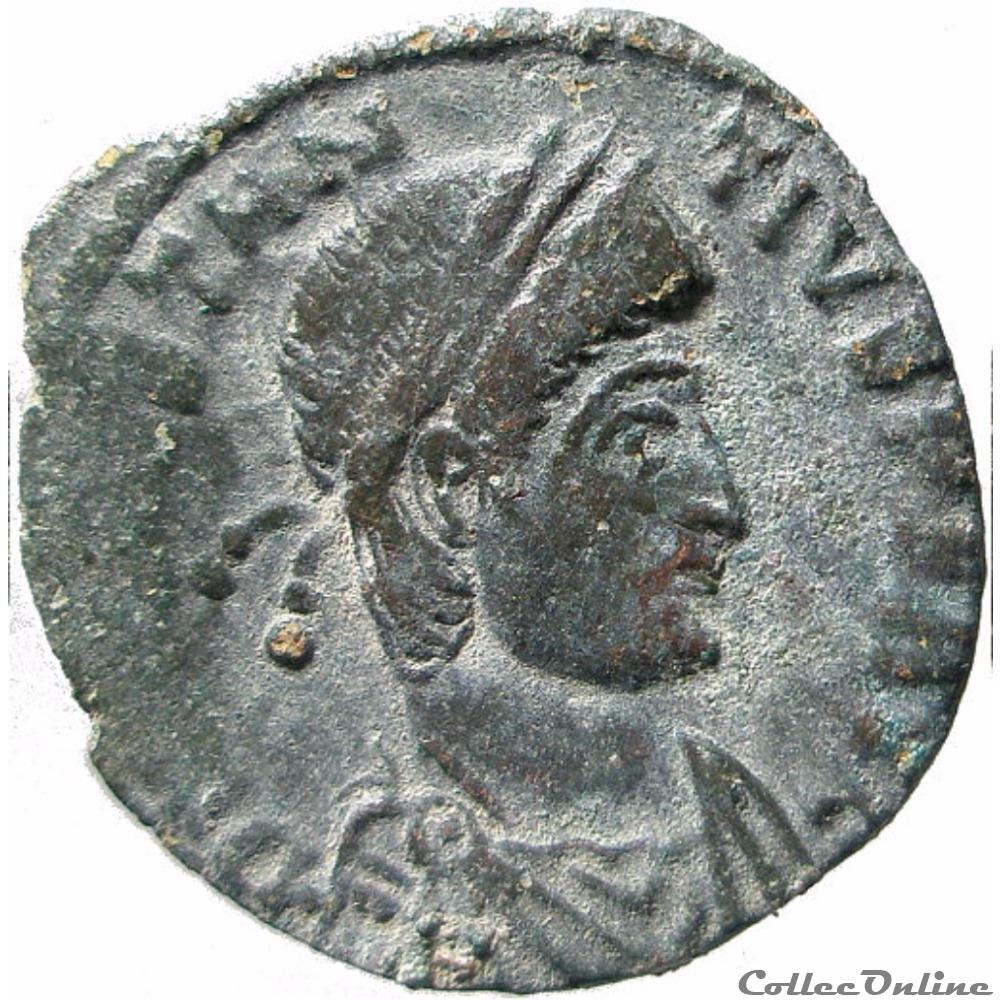 Constance II (337-361 AP. JC) "FEL TEMP REPARATIO" le Phoenix sur un globe 2 monnaie antique romaine constance ii 337 361 ap jc fel temp reparatio le phoenix sur un globe