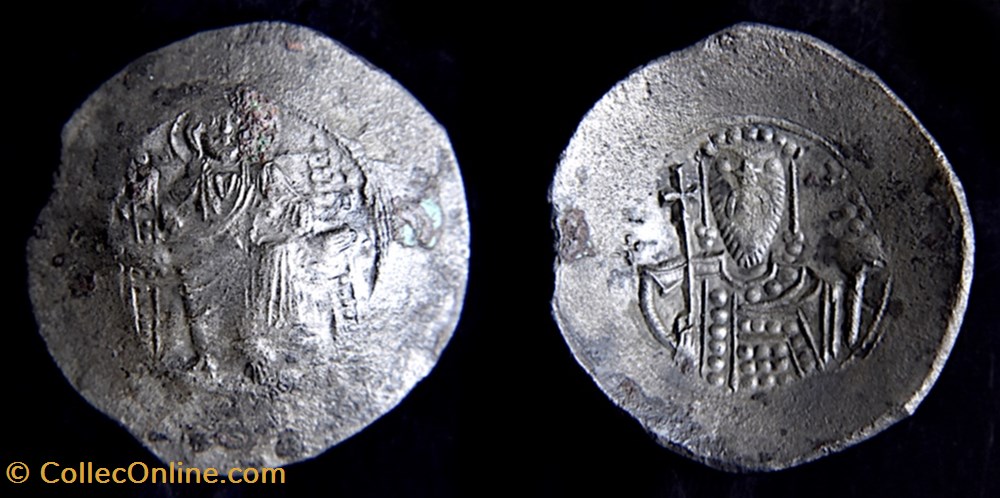 ALEXIS Ier COMNÈNE Aspron trachy Date : 1092-1118 - Constantinople - Sear 1918 monnaies byzantines la dynastie alexis ier comnene aspron trachy date 1092 1118 constantinople sear 1918
