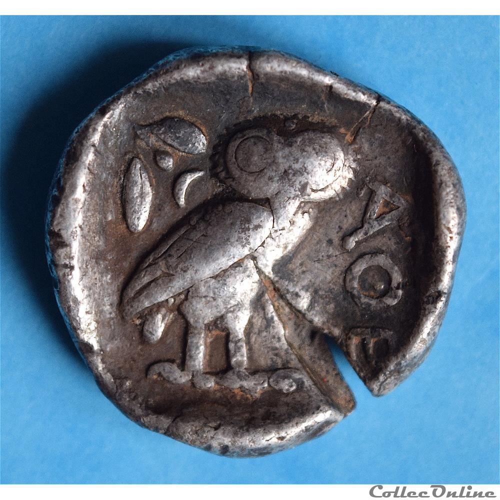 monnaies antiques grecques attique tetradrachme athenes c 480 400 av j c