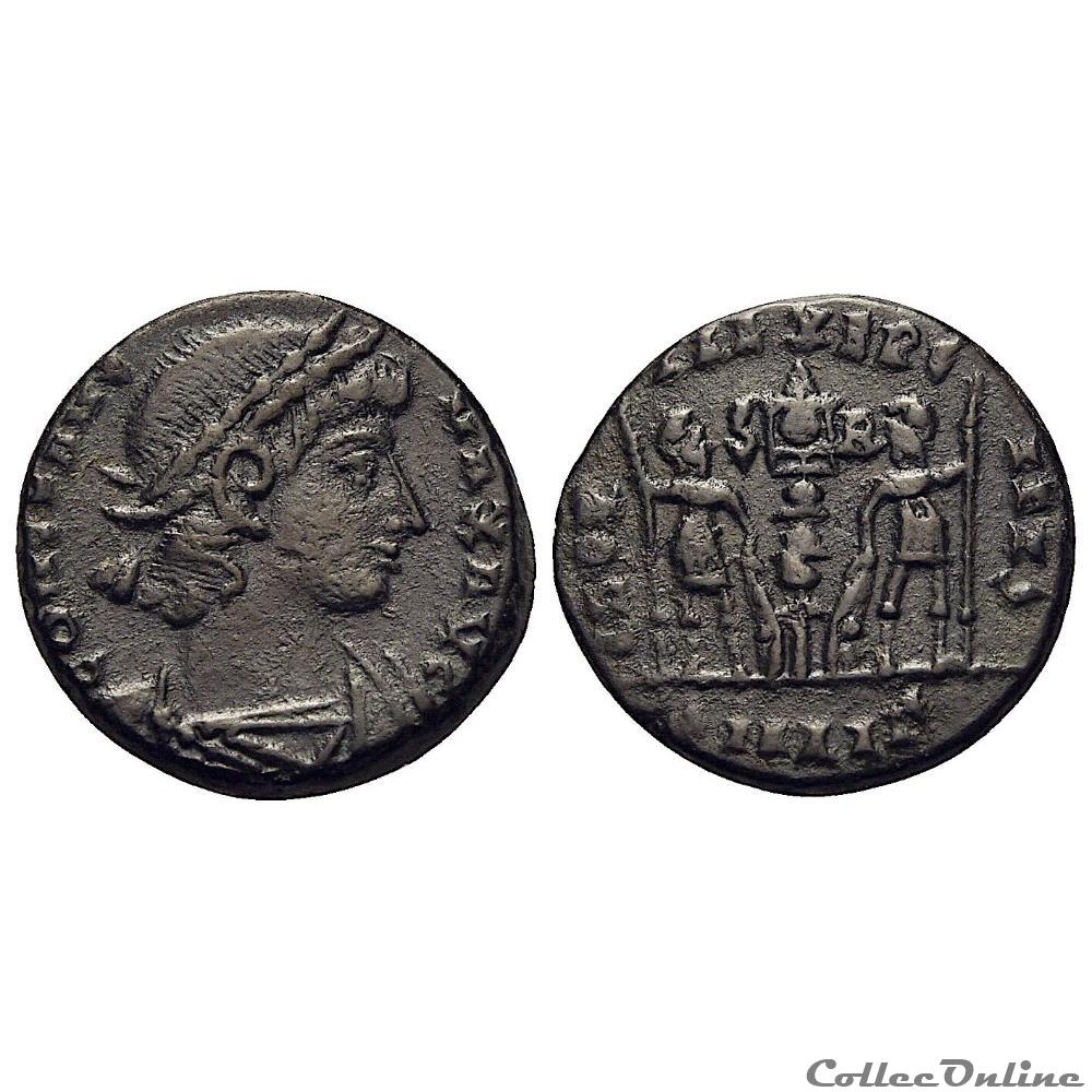 Constans AD 337-350. Alexandria Nummus 337/340 - RIC 7 (C2) monnaie antique romaine constans ad 337 350 alexandria nummus 337 340 ric 7 c2