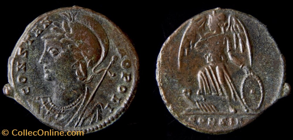 CONSTANTIN Ier - CONSTANTINOPLE - (330 - 333 A.D) RIC.63 monnaies antiques romaines imperiales et republicaines constantin ier constantinople 330 333 a d ric 63