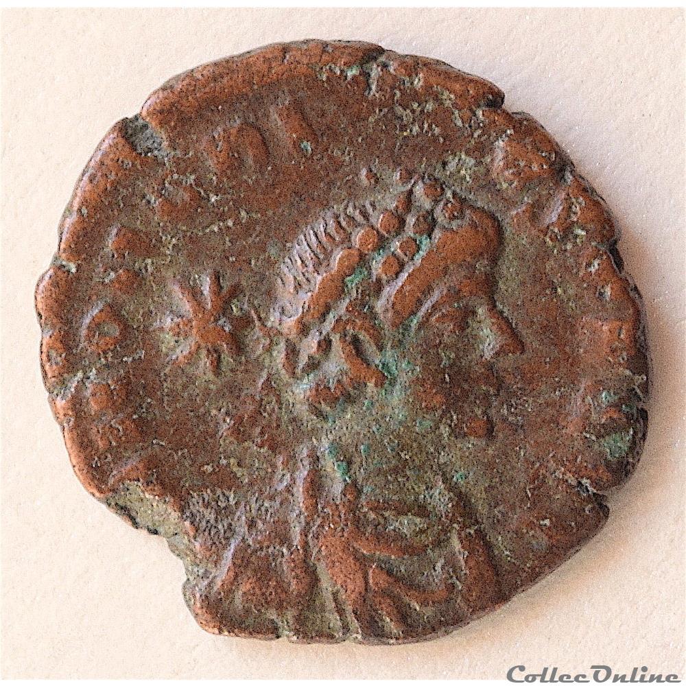 Honorius Æ 13 Nummus. Alexandria, AD 406-408 2 monnaie antique romaine honorius 13 nummus alexandria ad 406 408