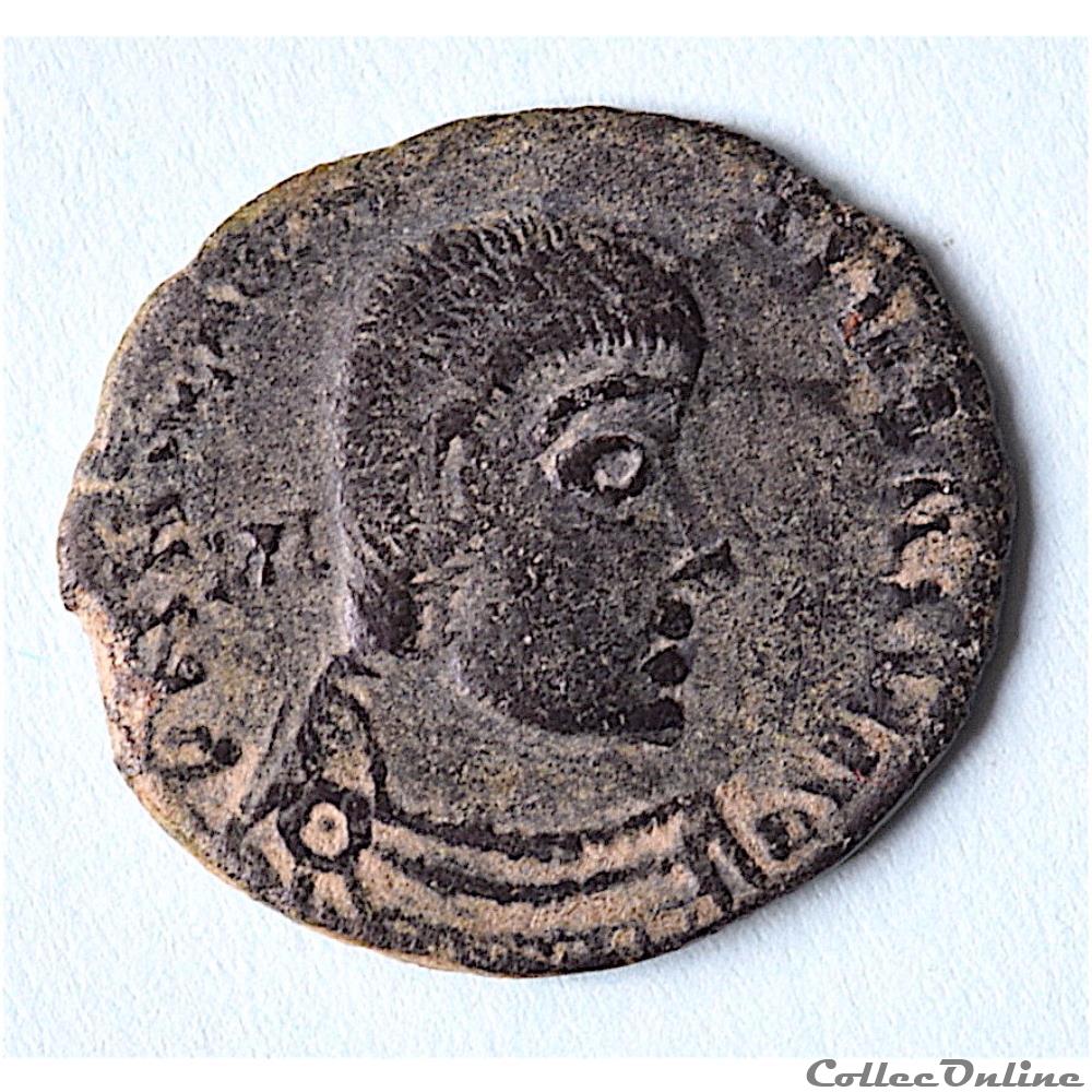 Magnence (Flavius Magnentius) (303 - 11 août 353) PLRS. GLORIA ROMANORVM "imitation Barbare" monnaies antiquite jc ap romaines republicaines imperiales magnence flavius magnentius 303 11 aout 353 plrs gloria romanorvm imitation barbare