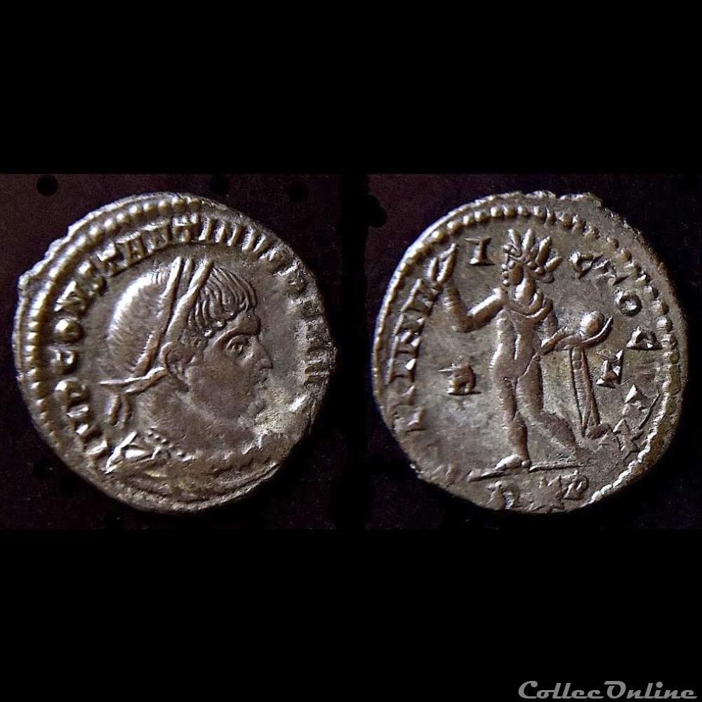 CONSTANTIN Ier (306-337 AD) Follis "SOL INVICTO" - Rome - RIC.18 - C monnaie antique av jc ap romaine constantin ier 306 337 ad follis sol invicto rome ric 18 c