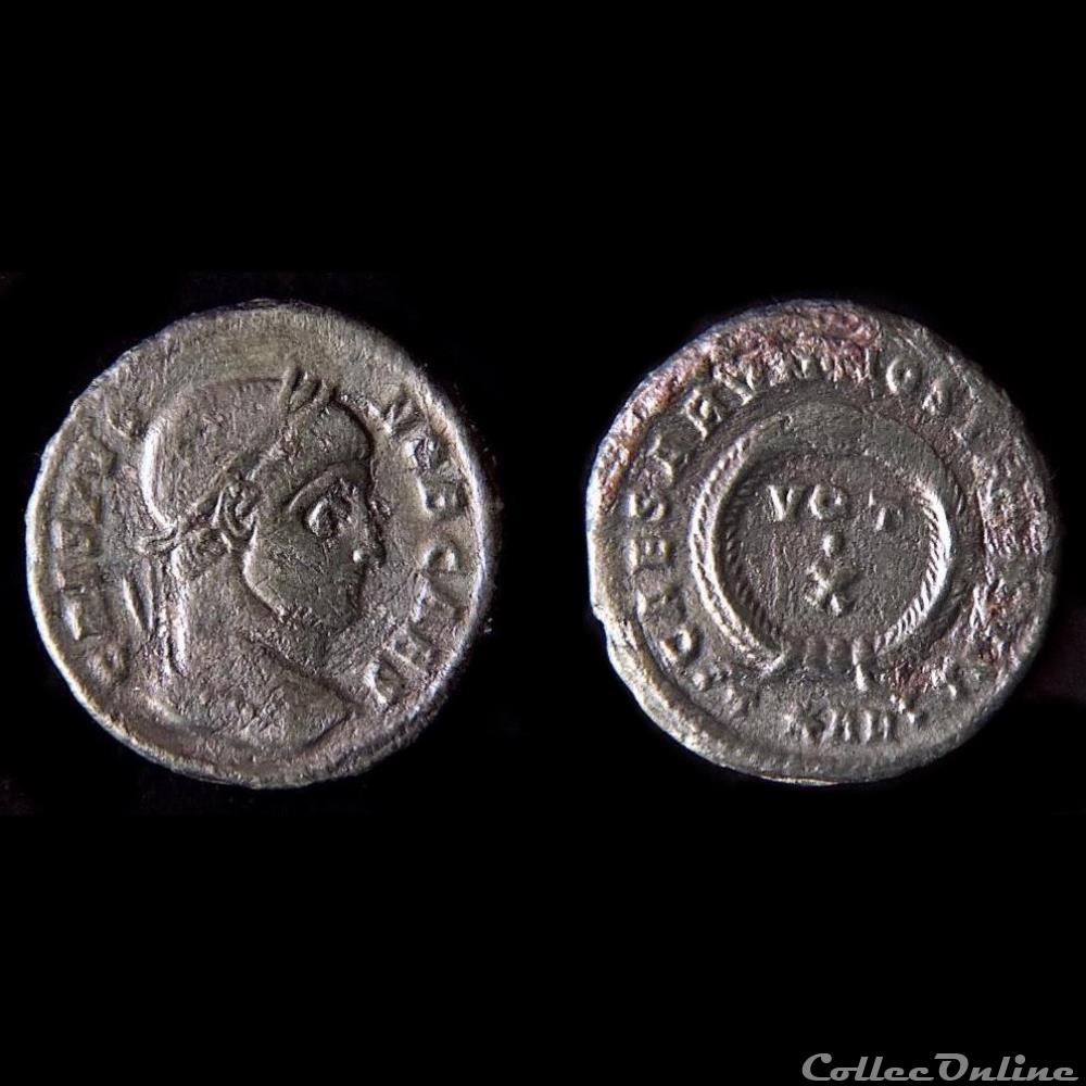 monnaie antique av jc ap romaine republicaine imperiale crispus 317 326 nummus arles ric 254