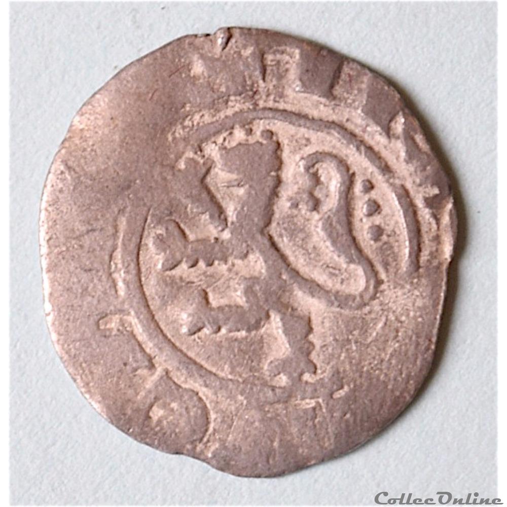 ROYAUME DE CHYPRE, Janus (1398-1432), billon denier (cartzia) monnaie feodale etat latin orient royaume de chypre janus 1398 1432 billon denier cartzia