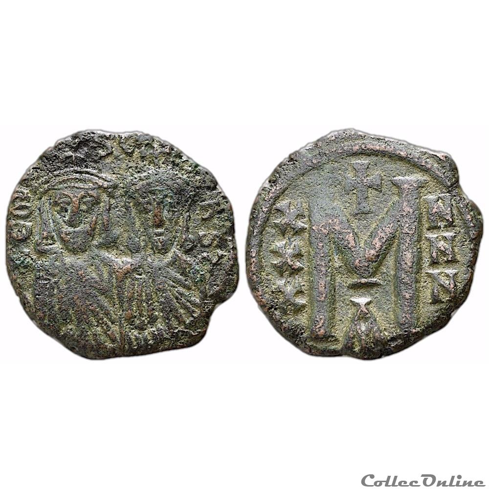 LEO V & Constantine (813 - 820) Follis Constantinople - Sear 1630 monnaie antique byzantine leo v constantine 813 820 follis constantinople sear 1630