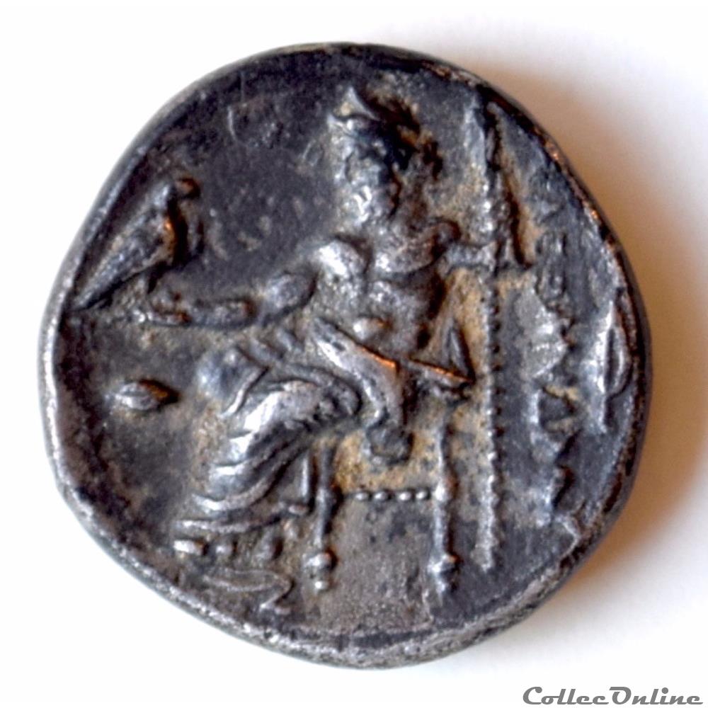 Alexandre III, Drachme "tête d'Héraclès" Price 1750 3 monnaie antique av jc ap grecque alexandre iii drachme tete heracles price 1750