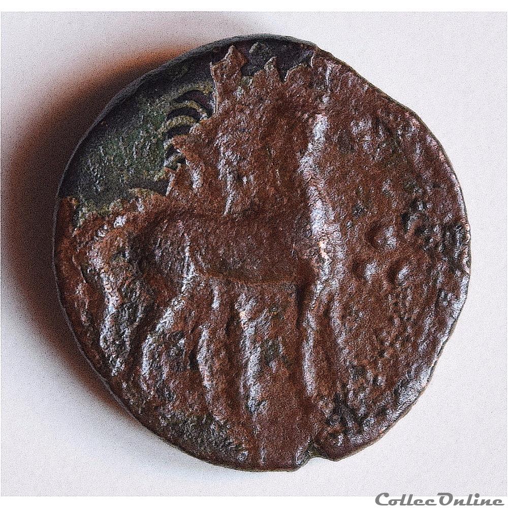 Zeugitane (400-350 AV JC), Bronze Tanit (AE 16) 4 monnaie antique grecque zeugitane 400 350 av jc bronze tanit ae 16