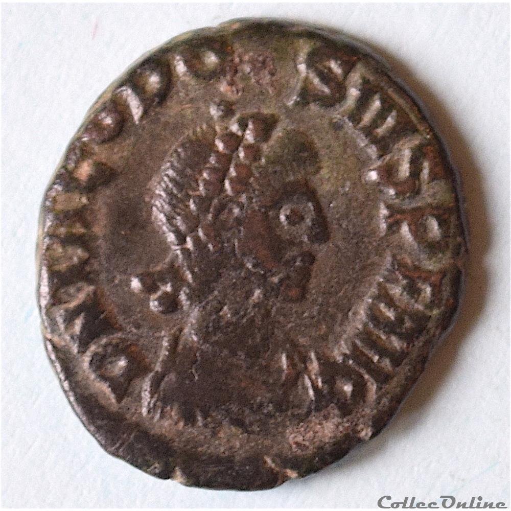 Théodose Ier "Le Grand" (379 - 395) Nummus "Cysique" monnaie antique romaine theodose ier le grand 379 395 nummus cysique