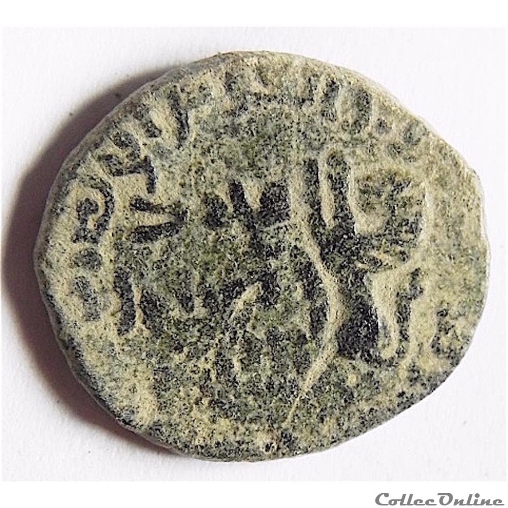 Fals Omeyyade d' Al-Walid Ier (705 - 715 A.D) Tabariya 2 monnaie antique autre fals omeyyade al walid ier 705 715 a d tabariya