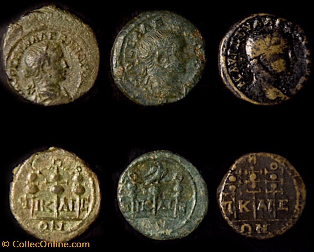 SEVERE ALEXANDRE - Nicée - Région: Province de Bithynie 3 bronzes Comparaison monnaies antiquite av jc ap romaines provinciales severe alexandre nicee region province de bithynie 3 bronzes comparaison