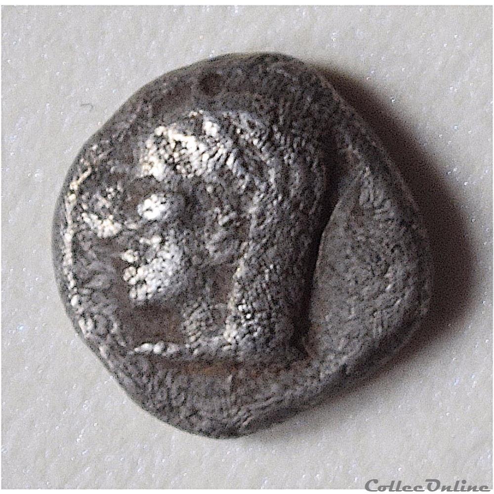 Troas, Kebren. Hemiobole du 5e siècle av.jc au Bélier 2 monnaie antique grecque troas kebren hemiobole du 5e siecle av jc au belier