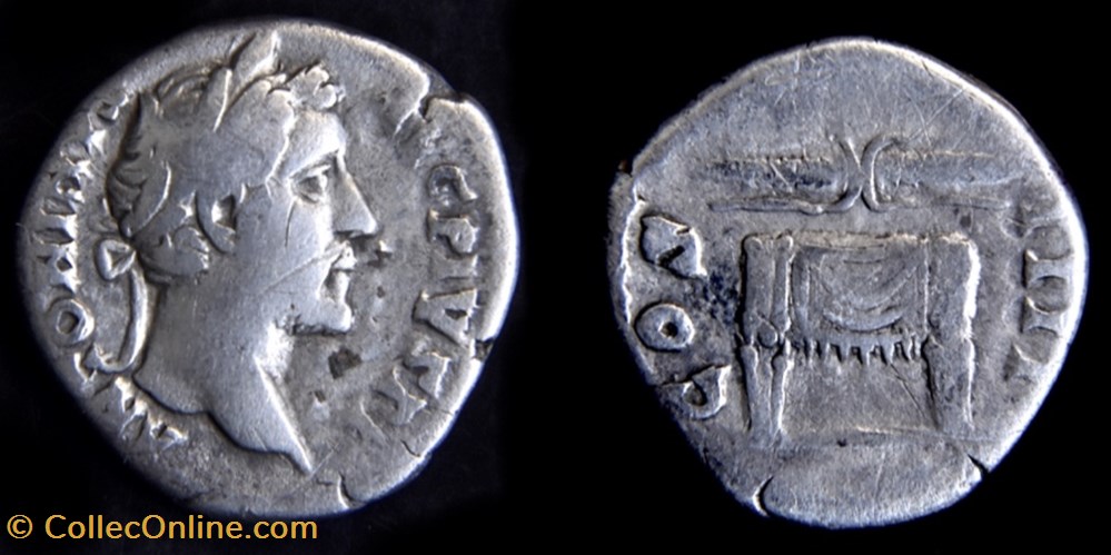 ANTONIN LE PIEUX(138-161) Denier - Rome - RIC.137 monnaies antiquite av jc ap romaines republicaines imperiales antonin le pieux 138 161 denier rome ric 137