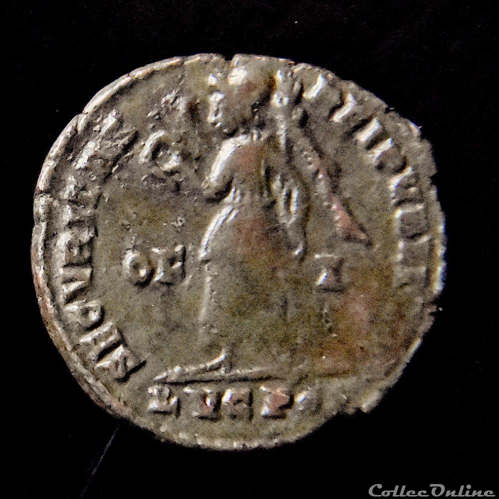 VALENS "Flavius Valens" - Nummus, 378 A.D - LYON - RIC 21 a monnaie antique jc ap romaine republicaine imperiale valens flavius valens nummus 378 a d lyon ric 21 a