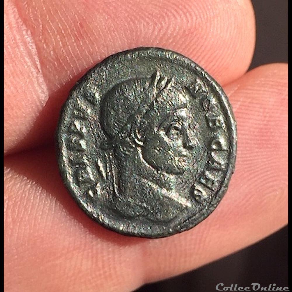 monnaie antique av jc ap romaine republicaine imperiale crispus 317 326 nummus arles ric 254