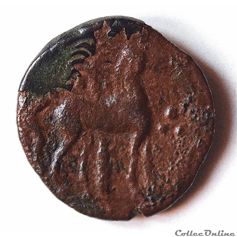 Zeugitane (400-350 AV JC), Bronze Tanit (AE 16) 3 monnaie antique grecque zeugitane 400 350 av jc bronze tanit ae 16