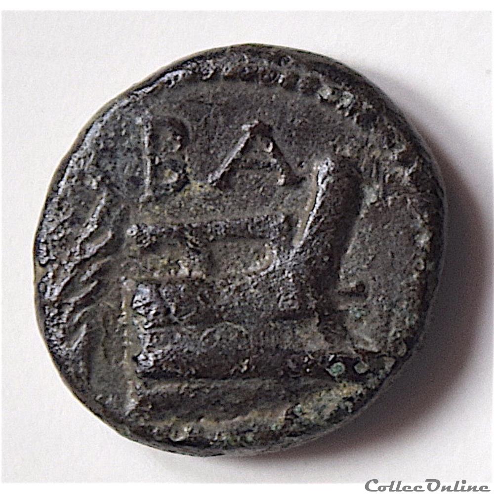 monnaie antique grecque demetrios poliorcete 306 283 av j c chalque de milet ionie