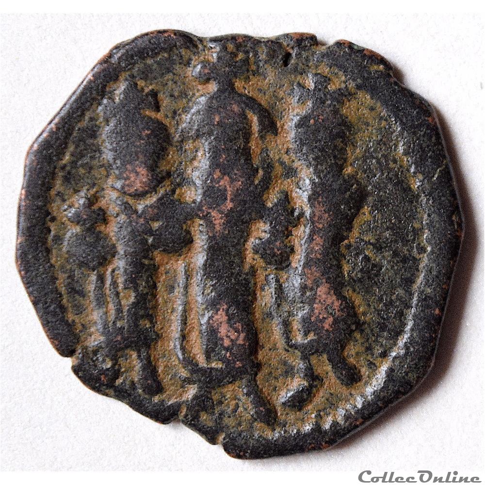 Pseudo byzantine aux trois empereurs (638-643) Imitations Chypriote Vgl. MIBE III X 45-46 2 monnaie antique autre pseudo byzantine aux trois empereurs 638 643 imitations chypriote vgl mibe iii x 45 46