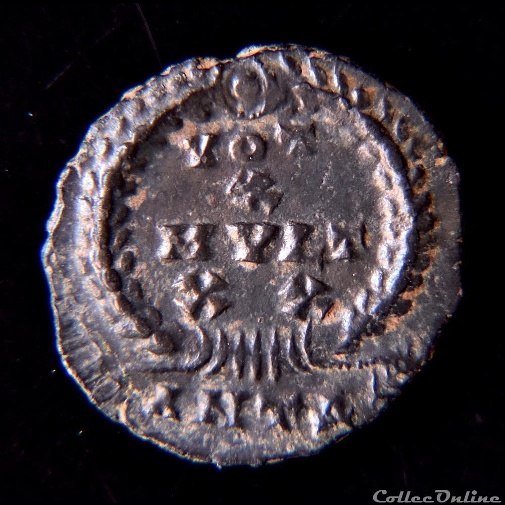 SPL Julien II Siscia 355-361 Cuivre Monnaie Maiorina réduite #861802 