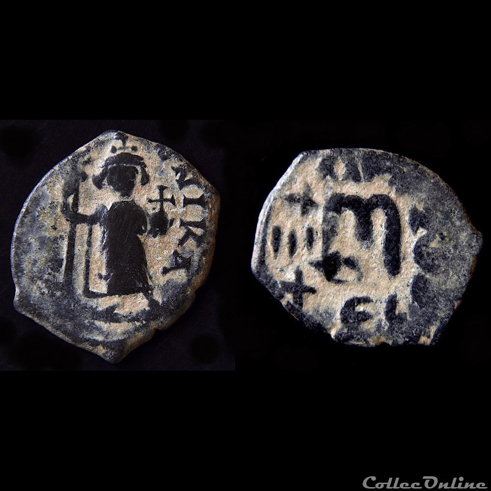 Constans II émis à Constantinople (643-644) Sear 1002 monnaie antique byzantine constans ii emis a constantinople 643 644 sear 1002