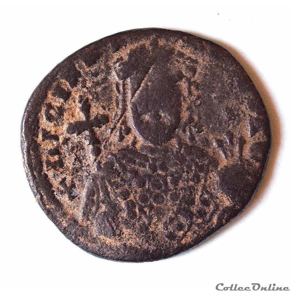 monnaie antique byzantine nicephore ii phocas 963 969 ad follis constantinople
