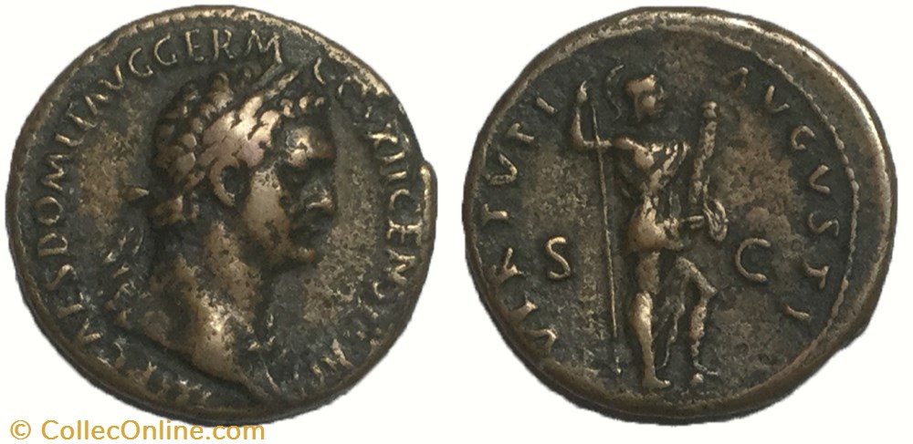 as DOMITIEN monnaie antique av jc ap romaine as domitien