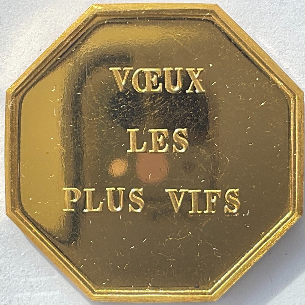 jeton de vœux les plus vifs medailles france jeton de v ux les plus vifs