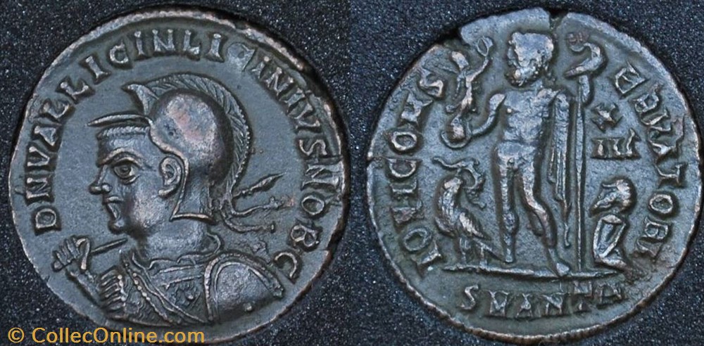 Follis ou nummus LICINIUS II monnaie antique av jc a ap romaine follis ou nummus licinius ii
