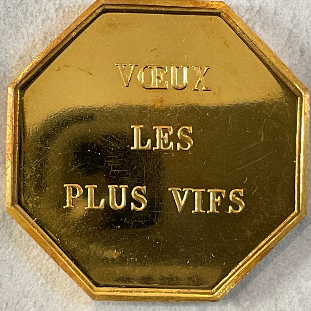 jeton de vœux les plus vifs medailles france jeton de v ux les plus vifs