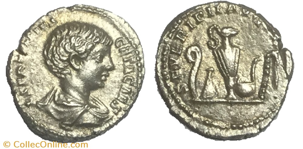 monnaie antique av jc ap romaine denier geta