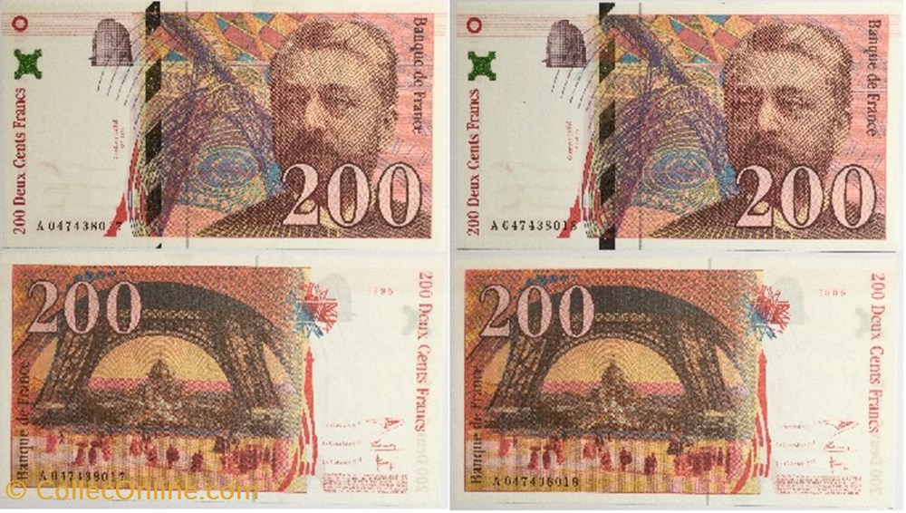 billets europe france serie 047438017 a 04738018