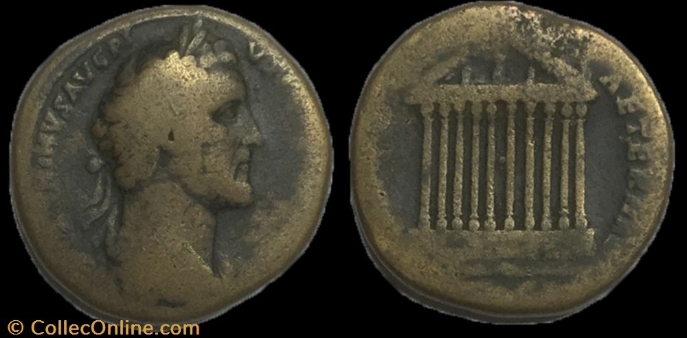 monnaie antique av jc ap romaine sesterce antonin le pieux
