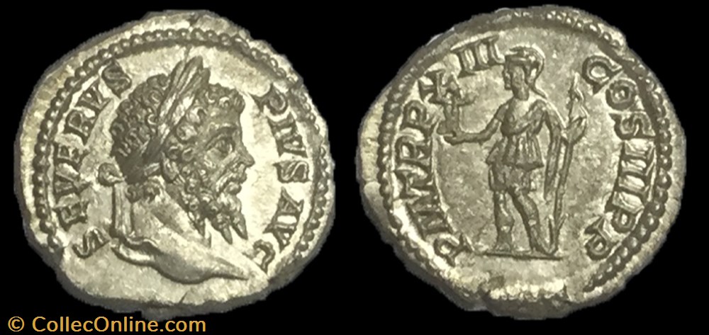 monnaie antique av jc a ap romaine denier septime severe