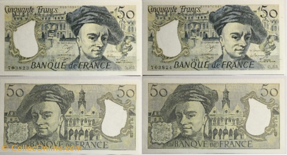 billets europe france serie 703823 703824