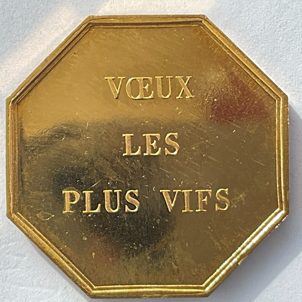 jeton de vœux les plus vifs medailles france jeton de v ux les plus vifs