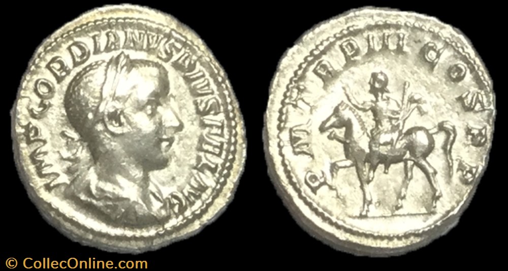 denier gordien III monnaie antique av jc a ap romaine denier gordien iii